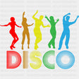 Disco Colorful - Dancing DTF Transfers ready2transfer