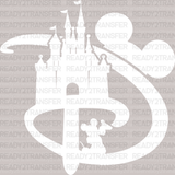 Disney Castle Mickey DTF Heat Transfer, Disney Vacation Design, Mickey Minnie DTF - ready2transfer