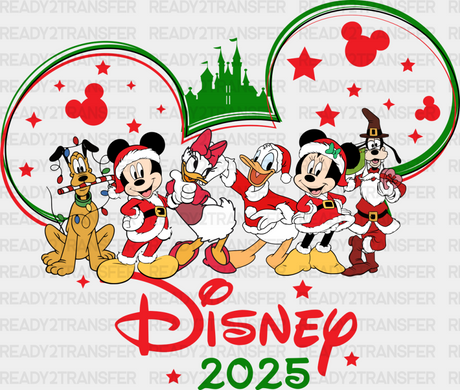 Disney Characters 2025 Design - Iron On Dtf Transfer Adult Unisex S & M (10’’) / Dark Color