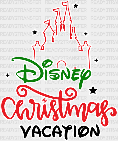 Disney Christmas Vacation - Iron On Dtf Transfer Adult Unisex S & M (10’’) / Light Color Design