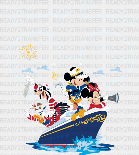 Disney Cruise 2025 - Iron On Dtf Transfer Adult Unisex S & M (10’’) / Mickey Light Color Design