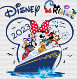 Disney Cruise Minnie And Mickey Dtf Transfer