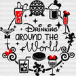 Disney Drinking Around The World Dtf Heat Transfer Vacation Design Vacay Mode