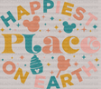 Disney Happiest Place On Earth DTF Heat Transfer, Disney Vacation Design, Mickey Minnie DTF - ready2transfer