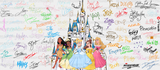 Disney Princesses Castle Drawing - Cup Wrap Uv Sticker Permanent Dtf Decal