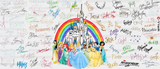 Disney Princesses Castle Rainbow - Cup Wrap Uv Sticker Permanent Dtf Decal