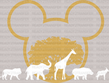 Disney Safari Tour DTF Heat Transfer, Disney Vacation Design, Mickey Minnie DTF - ready2transfer