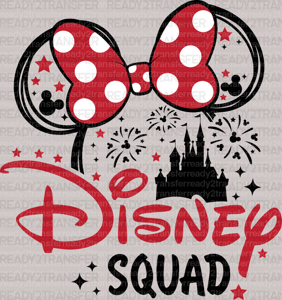 Disney Squad 2023 Mickey Minnie DTF Heat Transfer, Disney Vacation Design, Mickey Minnie DTF - ready2transfer