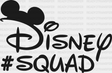 Disney Squad Dtf Transfer Adult Unisex - S & M (10’) / Black