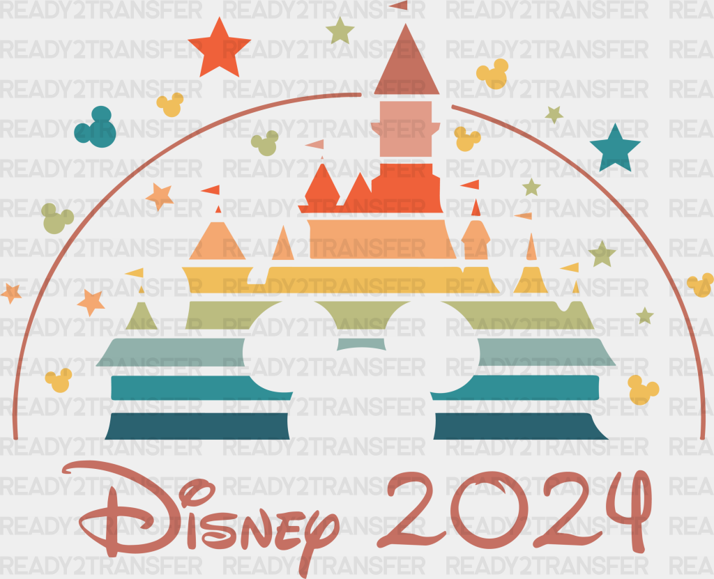 Disneyland 2024 Disney Dtf Transfer