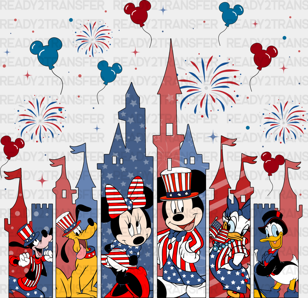 Disneyland 4Th Of July Disney Dtf Transfer