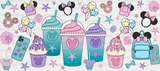 Disneyland Drinks - Disney Cup Wrap Uv Sticker Permanent Dtf Decal