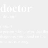 Doctor Definition - Medical School DTF Transfers ready2transfer Light Color Design (See Imaging)