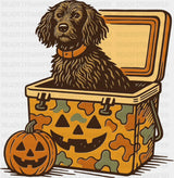 Dog In A Chiller Box - Halloween DTF Transfer
