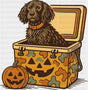 Dog In A Chiller Box - Halloween DTF Transfer