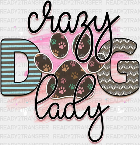 Dog Lady Dtf Transfer