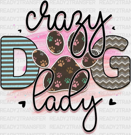 Dog Lady Dtf Transfer