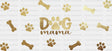 Dog Mama Paw Design - Pets Cup Wrap Uv Sticker Permanent Dtf Decal