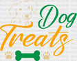 Dog Treats Bone Design - Dogs Iron On Dtf Transfer