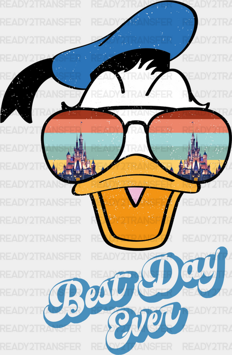 Donald Best Day Ever Disney Dtf Transfer