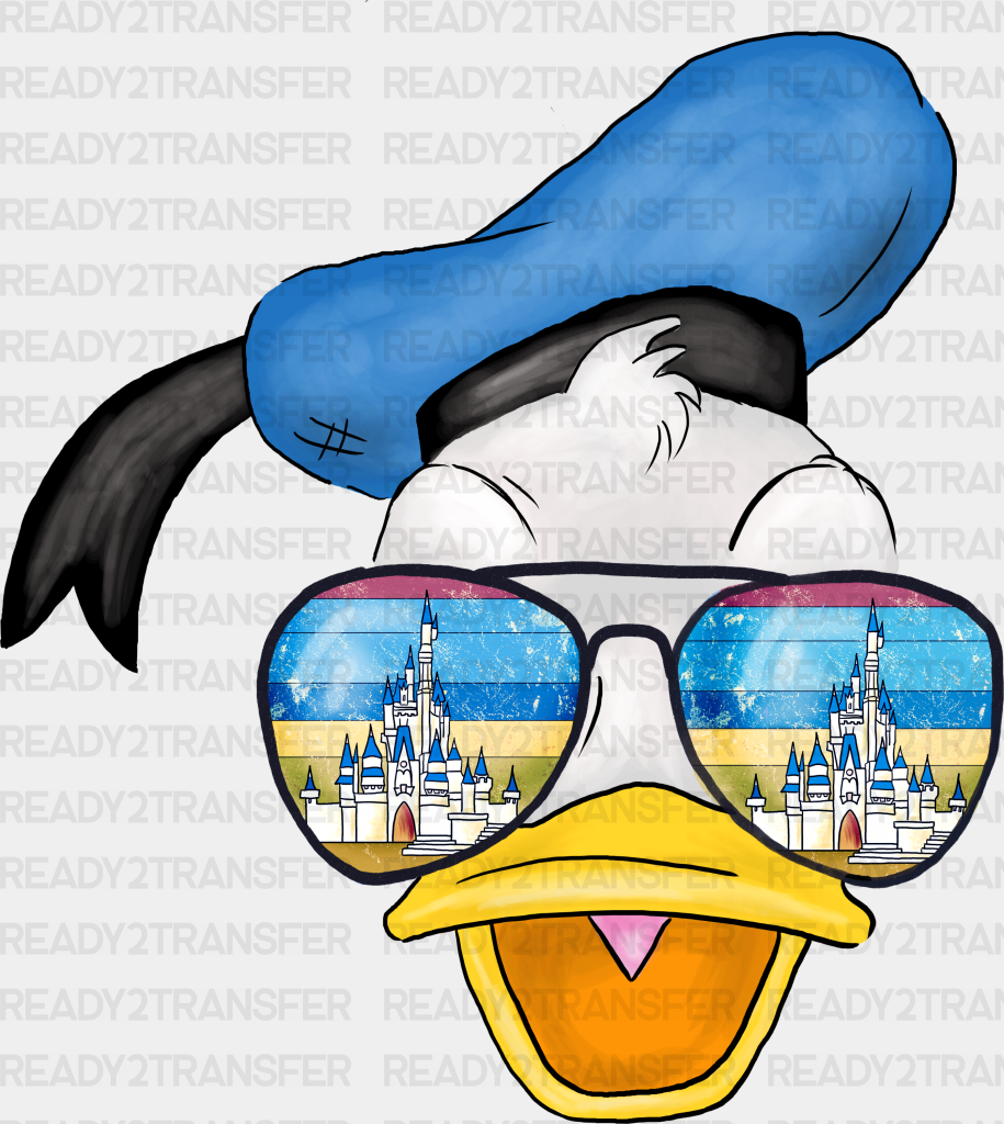 Donald Duck Sunglasses Disney Dtf Transfer