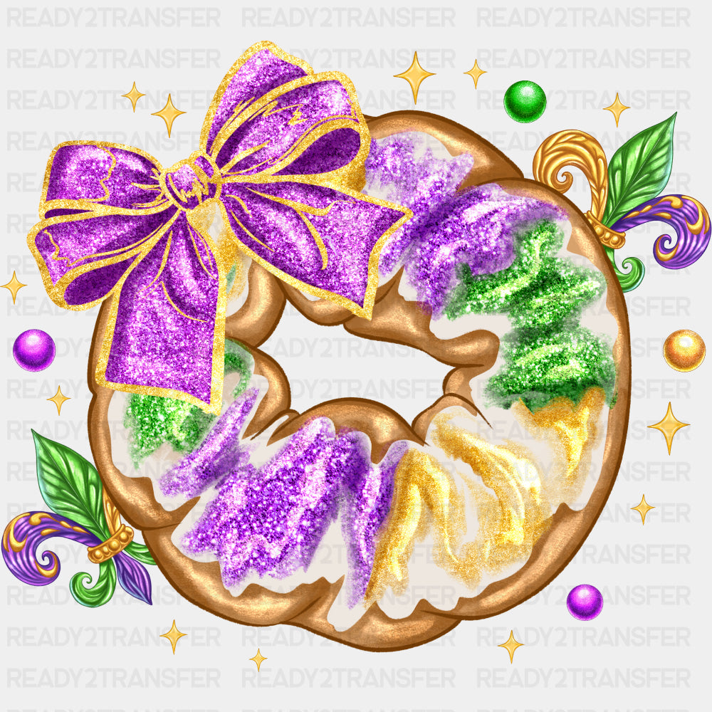 Donut - Mardi Gras DTF Transfers ready2transfer