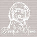 Doodle Mom DTF Transfer ready2transfer White