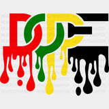 Dope Blm Dtf Transfer Adult Unisex - S & M (10’) / Black