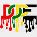 Dope BLM DTF Transfer ready2transfer Black
