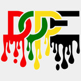 Dope Blm Dtf Transfer Adult Unisex - S & M (10’) / White