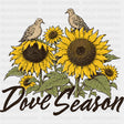 Dove Season - Hunting DTF Transfers - Adult Unisex - S & M (10’’) / Dark Color Design (See Imaging)