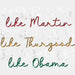 Dream Like Martin BLM DTF Transfer ready2transfer White