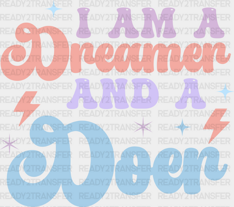 Dreamer And A Doer - Kids Dtf Heat Transfer