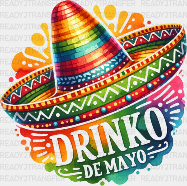 Drinko De Mayo Sombrero - Cinco De Mayo DTF heat transfer