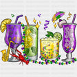 Drinks - Mardi Gras DTF Transfers ready2transfer