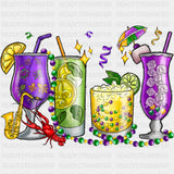 Drinks - Mardi Gras DTF Transfers ready2transfer