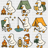 Ducks - Camping DTF Transfers