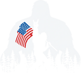 Bigfoot 4th Of July DTF Heat Transfer, Independence Day Design, Fourth Of July DTF