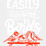 Easily Distracted By Birds - Birds DTF Transfers ready2transfer Light Color Design (See Imaging)