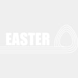 Easter B&W Lines - Easter DTF Transfer Adult Unisex - S & M (10’’) / Light Color Design (See Imaging)