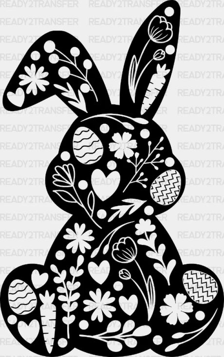 Easter Bunny Dtf Heat Transfer Design