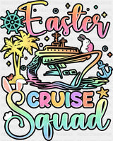 Easter Cruise Squad - Vacation DTF Transfer Adult Unisex - S & M (10’’) / Dark Color Design (See Imaging)