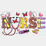 Easter Nurse Dtf Heat Transfer Design
