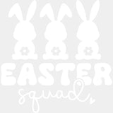Easter Squad B&W Rabbits Heart - Easter DTF Transfer Adult Unisex - S & M (10’’) / Light Color Design (See Imaging)