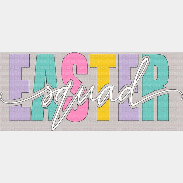 Easter Squad DTF Heat Transfer, Easter Design