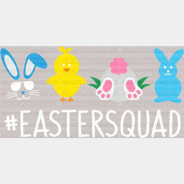 Easter Squad DTF Heat Transfer, Easter Design