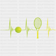 ECG Line Green - Tennis DTF Transfers ready2transfer