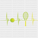 ECG Line Green - Tennis DTF Transfers ready2transfer