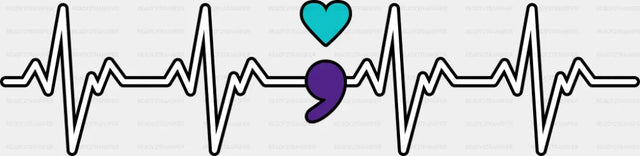 ECG - Suicide Awareness DTF Transfer