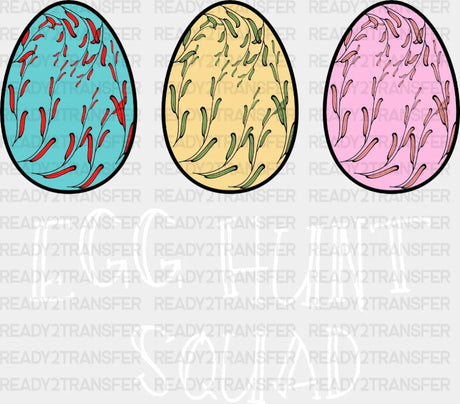 Egg Hunt Squad Easter Dtf Heat Transfer Design